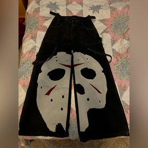 Dolls Kill Vile Voorhees Baggy Jeans